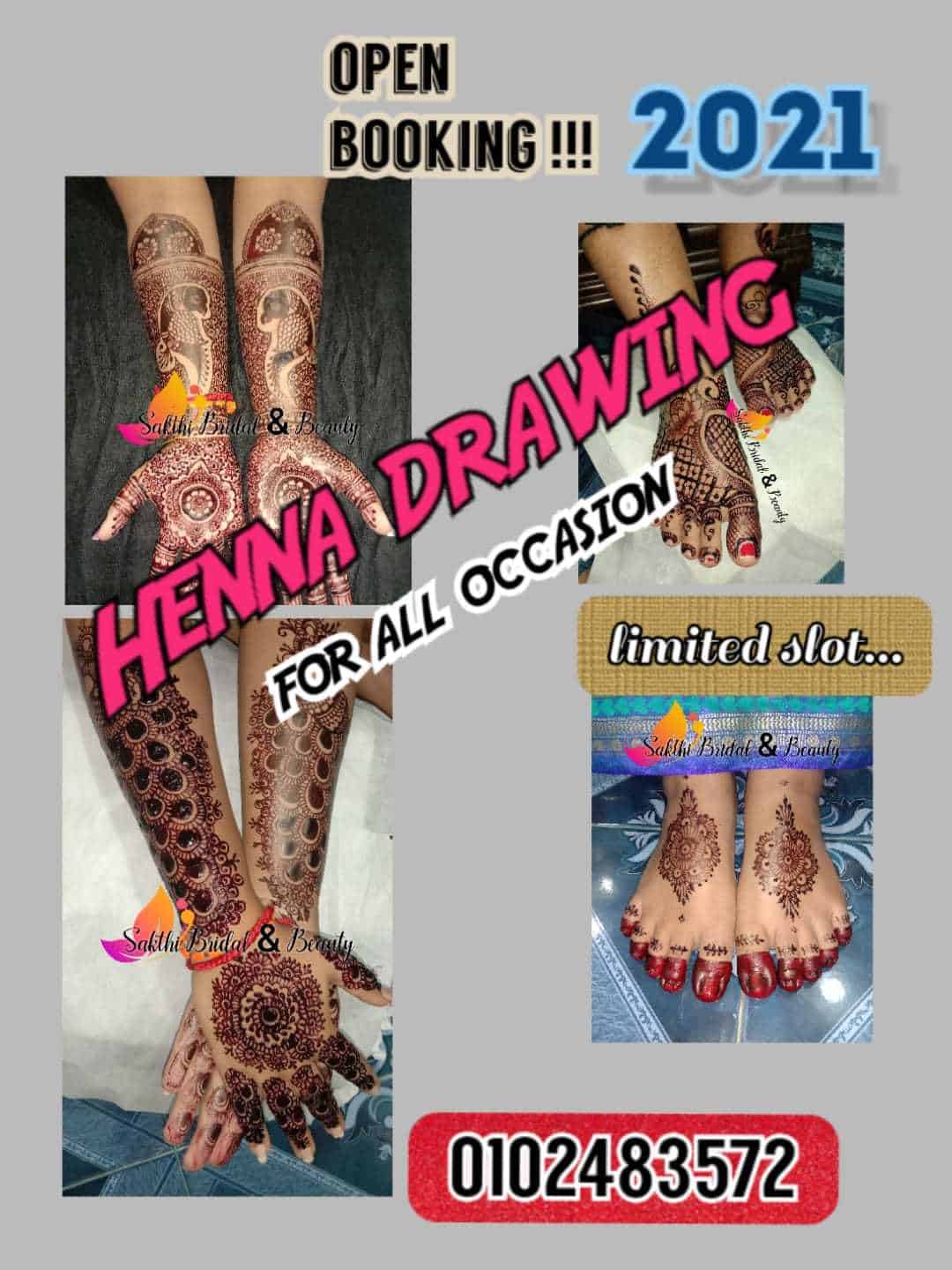 Sakthi Bridal & Beauty Kulim Henna Artist